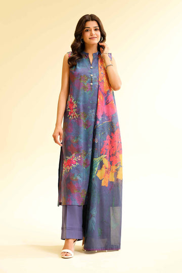Nishat Linen 3 Piece - Digital Printed Embroidered Suit - 42501428 Online Shopping